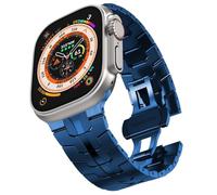 KCHSRKHXC Banda de acero inoxidable para ultra 2 bandas 49 mm 45 mm 44 mm 42 mm, correa de metal con cierre plegable para la serie 9 8 7 6 5 4 3 2 1 Ultra/Ultra 2 Hombres