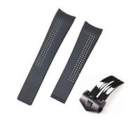 KCHSRKHXC Banda de vigilancia de 20 mm de 22 mm de silicona deportiva compatible con el cinturón de pulsera de muñeca transpirable de la banda para hombres F1 F1