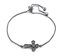 KCHSRKHXC Cadena de joyería clásica de circonita cúbica ajustable, moda para mujer