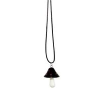 KCHSRKHXC Collar con colgante de hongo colorido para mujer, cadena de clavícula, línea de cera, collar con dije estético para fiestas, A, Estándar, Estándar