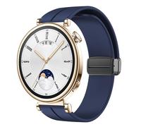 KCHSRKHXC Correa de hebilla magnética de 18 mm para el reloj GT 4 41 mm Reemplazo de la pulsera Sport Silicona Correa Bracelet GT4 Watch Band