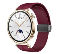 KCHSRKHXC Correa de hebilla magnética de 18 mm para el reloj GT 4 41 mm Reemplazo de la pulsera Sport Silicona Correa Bracelet GT4 Watch Band