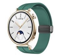 KCHSRKHXC Correa de hebilla magnética de 18 mm para el reloj GT 4 41 mm Reemplazo de la pulsera Sport Silicona Correa Bracelet GT4 Watch Band