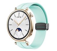 KCHSRKHXC Correa de hebilla magnética de 18 mm para el reloj GT 4 41 mm Reemplazo de la pulsera Sport Silicona Correa Bracelet GT4 Watch Band