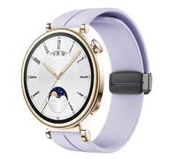 KCHSRKHXC Correa de hebilla magnética de 18 mm para el reloj GT 4 41 mm Reemplazo de la pulsera Sport Silicona Correa Bracelet GT4 Watch Band