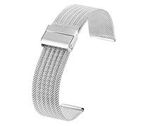 KCHSRKHXC Correa de reloj, 18/20/22/24 mm de hebilla de hebilla de hebilla de acero inoxidable. Correas de reloj Bandas de reemplazo de correa de reemplazo