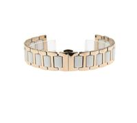 KCHSRKHXC Correa de reloj de cerámica de 12, 14, 16, 18, 20, 22 mm, para hombre y mujer, relleno suave, multidiseño, correa de reloj de acero inoxidable, pulseras comunes, 16mm, Estándar, Estándar