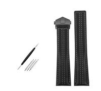 KCHSRKHXC Correa de reloj de cuero genuino para Carrera Edition Heuer Cowhide Monaco Heritage 6 Watchband Accessories 22 mm