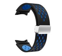 KCHSRKHXC Correa de silicona de 20 mm para Galaxy Watch 7 6 5 4 40 mm 44 mm 5pro 45 mm Hebilla sin huecos Band 6 Classic 43 mm 47 mm 42 Bandas de reloj de brazalete