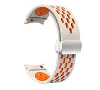 KCHSRKHXC Correa de silicona de 20 mm para Galaxy Watch 7 6 5 4 40 mm 44 mm 5pro 45 mm Hebilla sin huecos Band 6 Classic 43 mm 47 mm 42 Bandas de reloj de brazalete