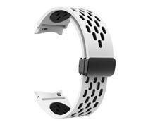 KCHSRKHXC Correa de silicona de 20 mm para Galaxy Watch 7 6 5 4 40 mm 44 mm 5pro 45 mm Hebilla sin huecos Band 6 Classic 43 mm 47 mm 42 Bandas de reloj de brazalete