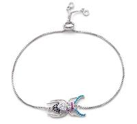 KCHSRKHXC encanto moda única cadena ajustable de circonía múltiple de circonía múltiple, joyas de hombres y mujeres