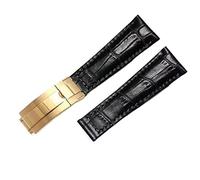 KCHSRKHXC Genuine Strap for Water Green 20mm Butterfly Buckle Watch Band Watch Strap