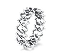 KCHSRKHXC Geometric Ring Finger Rings For Women Engagement Wedding Jewelry Accessories