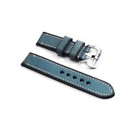 KCHSRKHXC Mira Strap Cow Cuero Retro Madena hecha a mano 20 mm de 22 mm de 24 mm Corizas de banda de reloj gruesas Vintage Hebilla pulida