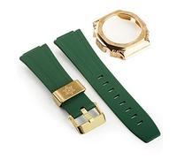 KCHSRKHXC Modelos de acero tallado GA-2100 con correa de silicona y funda GA2100 2110 y caja de metal de repuesto, A, Estándar, Estándar