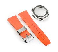 KCHSRKHXC Modelos de acero tallado GA-2100 El diseño más nuevo de diseño listo para la correa de silicona y caja GA100 2110 Banda de reloj y reemplazo de estuche de metal