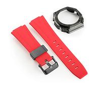 KCHSRKHXC Modelos de acero tallado GA-2100 El diseño más nuevo de diseño listo para la correa de silicona y caja GA100 2110 Banda de reloj y reemplazo de estuche de metal