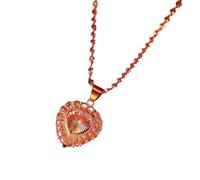 KCHSRKHXC necklace For Trendy 2025 Luxury Heart Women Pendant Necklace Simple Versatile Female Party Gift Daily Wear Statement Jewelry Accessories Creative