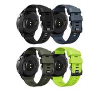 KCHSRKHXC Para Bandas de relojes Instinct/Banda de reloj Forerunner 955, correas de silicona suave de 22 mm para Forerunner 945/Instinct 2/Forerunner 935/Forerunner 965 (4 paquetes)