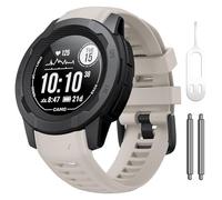 KCHSRKHXC Para la banda de vigilancia Instinct 2 Instinct 2 Solar Movina solar 22 mm Softa de reemplazo de silicona suave Correa de reloj compatible con Instinct 2 Solar Tactical (naranja)