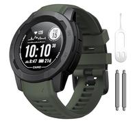 KCHSRKHXC Para la banda de vigilancia Instinct 2 Instinct 2 Solar Movina solar 22 mm Softa de reemplazo de silicona suave Correa de reloj compatible con Instinct 2 Solar Tactical (naranja)