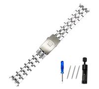 KCHSRKHXC Solid Stainless Steel Watch Strap for Prc200 Steel Belt T014430a Watch Bracelet T461 T17 T014 19MM 20mm Accessories
