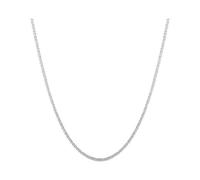 KCHSRKHXC Sterling Silver Color Sparkling Chain Choker For Women Jewelry Wedding Birthday Gift