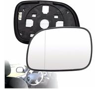 KCKEM Retrovisor Espejo Cristal Calefactado para Chrysler Voyager 1997-2002 2003-2007,Calefaccionado con Placa Trasera Retrovisor Exterior Ajustable,A-Left