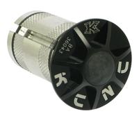 KCNC Expansor de juego de dirección C-Cup negro 1 1/8"