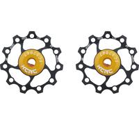 KCNC Rueda jockey de aluminio - 1 par azul 12 dientes