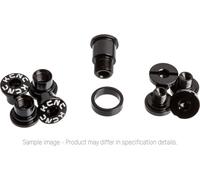 KCNC Set de tornillos de plato Road Campagnolo rojo one_size