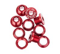 KCNC Set de tornillos de platos Road M8 corto azul one_size