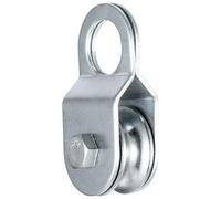 KCNOFNC Polea con 2 rodamientos de bolas, poleas para cuerdas de acero de 6 mm, capacidad de carga de 50 kg, 1 pieza