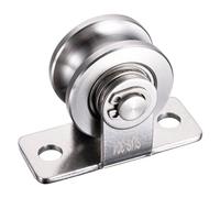 KCNOFNC Polea de inversión de 30 mm para cable de acero, polea para cuerdas con 2 rodamientos de bolas | 1 unidad