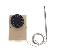 Kcnsieou AC220V 0-40°C Interruptor de temperatura capilar termostato controlador W caja impermeable