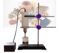 KCOAG Homogeneizador Ultrasónico Pequeño De Laboratorio, Procesador Sonicador, Mezclador Disruptor Celular, Altura Ajustable, Frecuencia De 40 Khz, con Soporte, para Café, Té Y Leche.