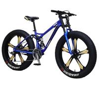 Kcolic Bicicleta Montaña 26 Pulgadas con Ruedas Anchas, 21 Velocidades, Freno Disco Doble, Todoterreno con Suspensión Delantera para Adultos, Jóvenes, Hombres Y Mujeres C,5