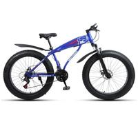 Kcolic Bicicleta Montaña 26 Pulgadas, Neumático Ancho 4.0, Bicicleta ATV para Nieve, 21 Velocidades, con Suspensión Total, Marco Acero con Alto Contenido Carbono D,26in