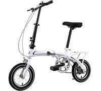 Kcolic Bicicleta Plegable 12 Pulgadas, Bicicleta Compacta Y Portátil para Estudiantes, Mini Bicicleta Urbana Ligera para Hombres Y Mujeres. G,12in