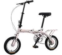 Kcolic Bicicleta Plegable 12 Pulgadas, Bicicleta Compacta Y Portátil para Estudiantes, Mini Bicicleta Urbana Ligera para Hombres Y Mujeres. C,12in