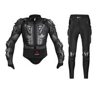 Kcolic Chaqueta De Motocicleta Armadura De Cuerpo Completo, Protección del Pecho Equipo De Moto De Cross para Hombres Equipo De Motocicleta Armadura Motocross MTB Racing Off-Road C,S.