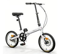 Kcolic Mini Bicicleta Plegable, Bicicleta Urbana Compacta, para Estudiantes Y Adultos, Bicicleta Plegable Ligera 16 Pulgadas para Desplazamientos Diarios. D,16in