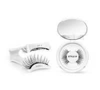 KCOQINA 1 Set De Pestañas Postizas Magnéticas, De Fibra Premium, Fácil Aplicación Sin Pegamento, Se Ajusta Perfectamente Al Ojo, Para Maquillaje Diario Y Creación De Estilos