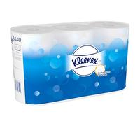 KCP 8440 Kleenex Toilet Tissue ruedas, Estándar, Blanco, 1 paquete de 6 unidades