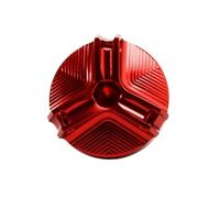 KCTAKXMRA - Tapón de llenado de aceite de motor de motocicleta C para Suzuki SV650 V-STROM GSX-S750 cualquier modelo de motocicleta de aluminio para tapa de aceite de motor (rojo)