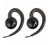 KCTIN Auriculares giratorios para radios Motorola (HKLN4604 HKLN4604A HKLN4604B) Repuesto para Walkie Talkies de la Serie CLS/DTR/RDX/AX/XTN (2 Paquetes)