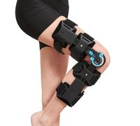 KD Rodillera ROM con bisagras: rodillera postoperatoria para estabilización de recuperación, desgarro de menisco por artritis, ACL, MCL y PCL, soporte ortopédico ajustable para piernas completas