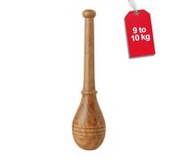 KD Willmax Gada Fitness Bar Indian Club BHEEM Mace Shoulder EQUIPMENT MEEL KARLA KATAI FITNESS - Equipo de madera duradero (9 a 10 kg)