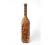 KD Willmax MUGDAR Barra de fitness Indian Club MUDGAR BHEEM MACE Equipo de hombro MEEL Karla KATAI MUGDAL Fitness Equipo de madera duradero (14 a 15 kg)